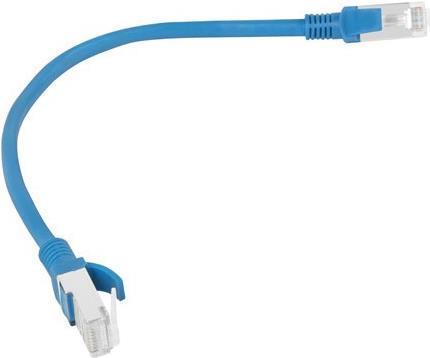 Actual product image Lanberg *patchcord cat.5e 0.25M UTP blue (U/UTP, CAT5e, 0.25 m)