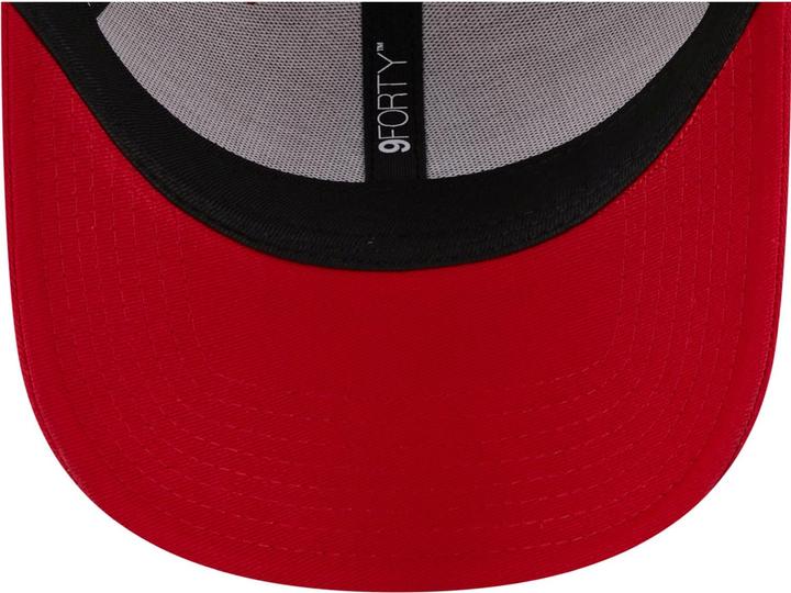 Actual product image New Era 9Forty Strapback Cap - Ac Milan Red
