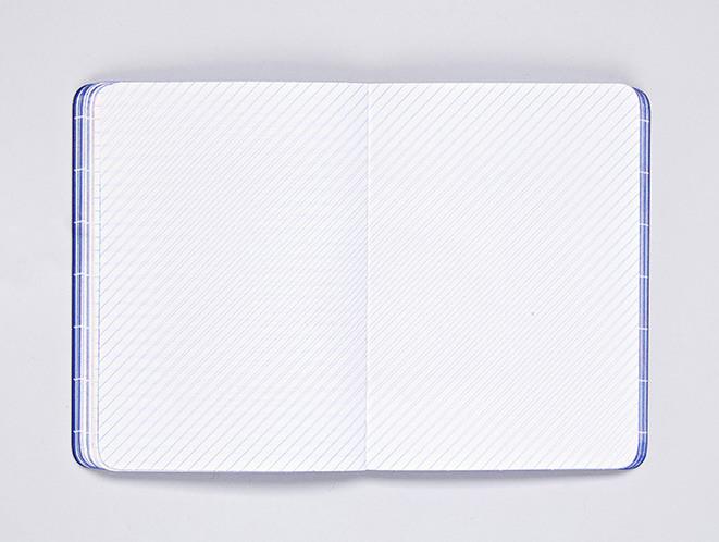 Actual product image Nuuna Break The Grid S, Blue (15 x 10.8 cm, Lined, Soft cover)