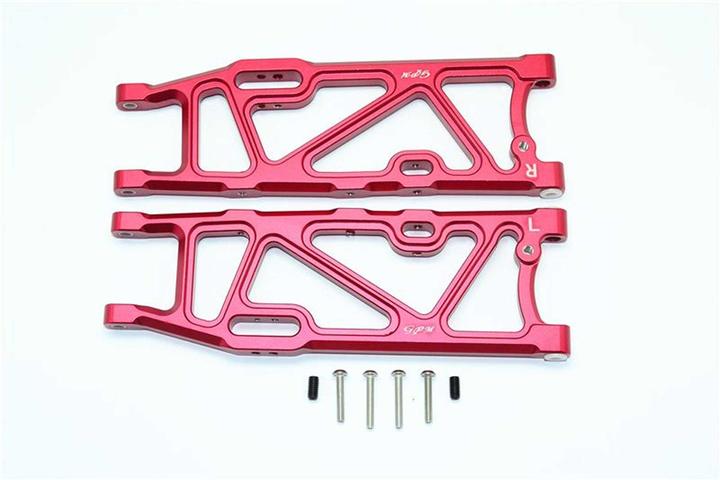 GPM parastrappi posteriore inferiore in alluminio rosso arrma kraton, outcast, notorius 6s