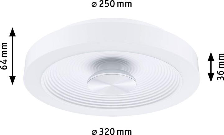 Produktbild Paulmann Deckenleuchte Volea (2120 lm)