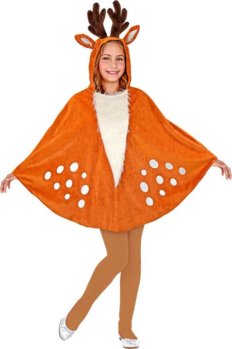 Actual product image Widmann REH (poncho with hood), One Size Fits Most Children (One size)