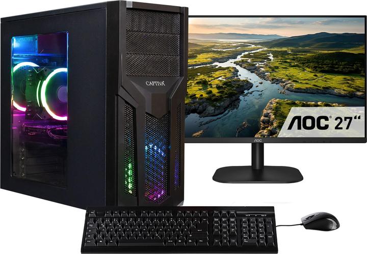 Productafbeelding Captiva Power Starter R80-008 TFT Bundel Ryzen 5 Radeon Graphics (1000 GB, 32 GB, AMD Ryzen 5 5600G, AMD Radeon Graphics)