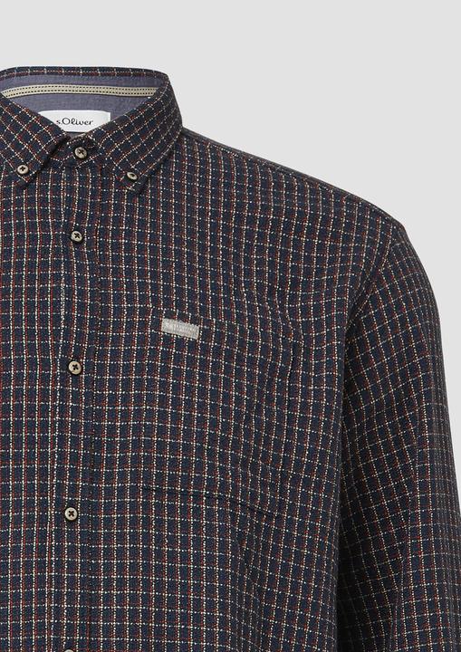 Immagine prodotto s.Oliver Hemd Regular Fit: Kariertes Hemd aus Baumwolle (3XL)