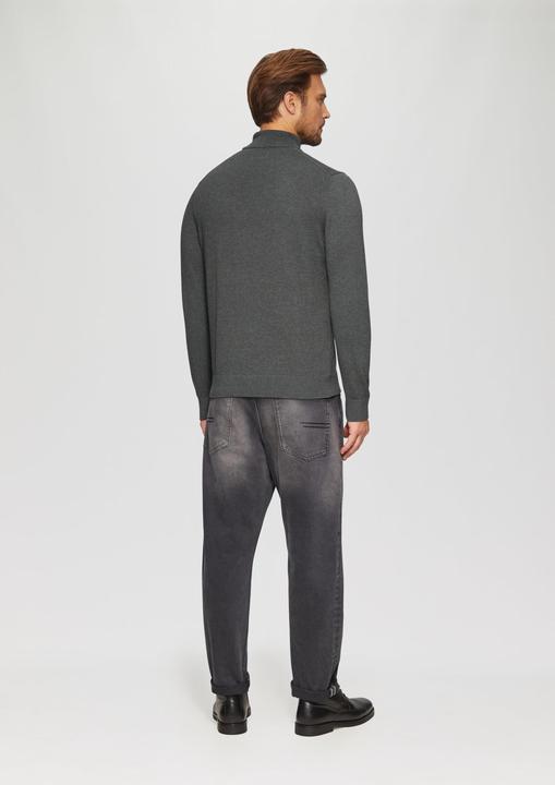 Produktbild S.Oliver Strickpullover Rollkragenpullover aus Baumwolle (XXL)