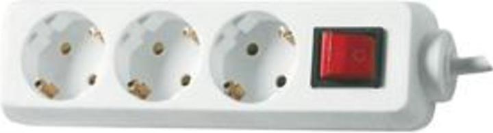Actual product image REV Table socket outlet 3-fold 1.4 m with switch (3x, CEE 7/3, 1.40 m)