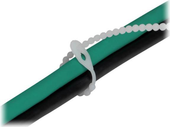 Produktbild Delock Blitzbinder wiederverwendbar L 120 x B 3,6 mm 100 Stück (Knotenband, 120 mm, 100 Stk.)