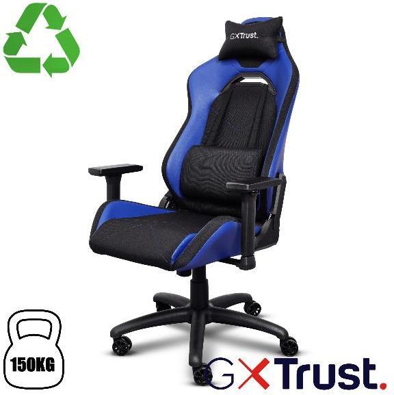 Actual product image Trust GXT714 RUYA Gaming Chair Black/Blue