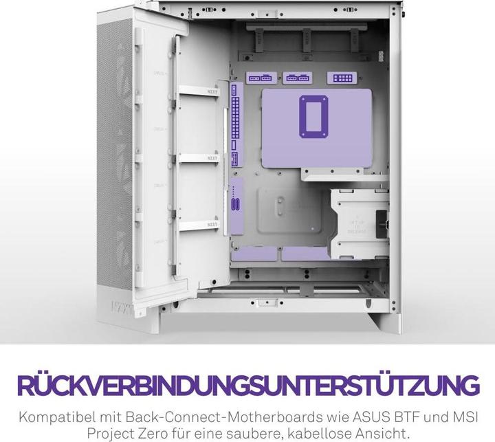 Productafbeelding NZXT H9 Flow RGB+ (ATX, Micro ATX (mATX), Mini-ITX)