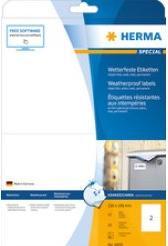 Productafbeelding HERMA Weerbestendige inkjet verzendetiketten A4