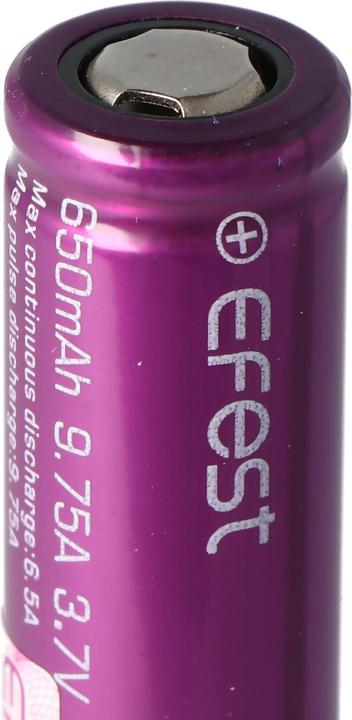 Image du produit Efest IMR 14500 (Pluspol flach) (1 pcs, 14500, 650 mAh)