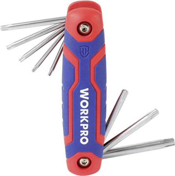 Produktbild Workpro TORX Winkelschraubendreher-Set T 9, T 10, T 15, T 20, T 25, T 27, T 3