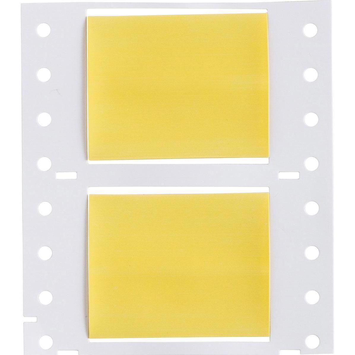 Brady, Etiketten, HX-1000-150-YL, B-7642, Heatex Schrumpfschlauch 2:1, Gelb, 38 x 41,5mm, für Kabeldurchmesser