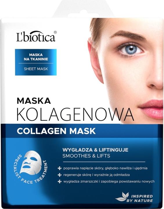 L´Biotica L'BIOTICA Collagen Maske auf Stoff - glättet & strafft 23ml (23 ml)