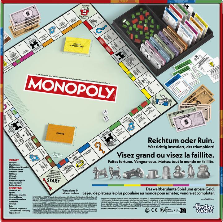 Produktbild Hasbro Gaming Hasbro Monopoly Classic Refresh Schweiz (Schweizerdeutsch)