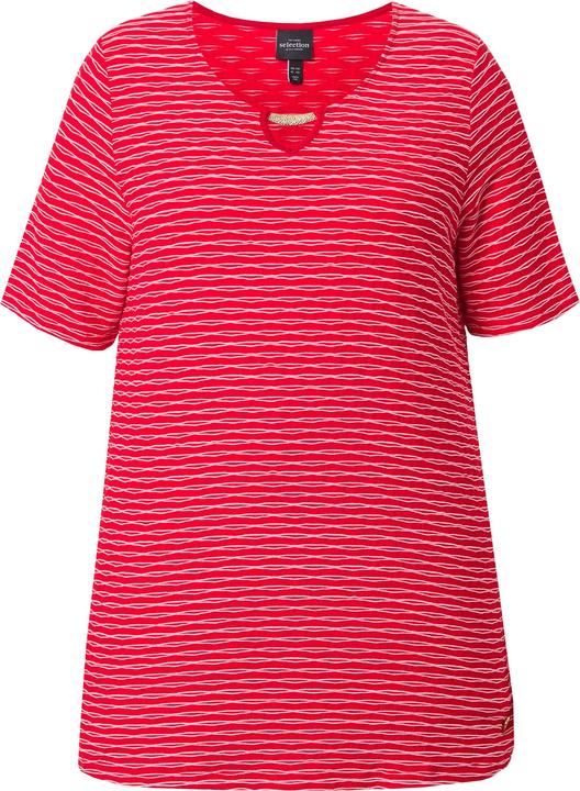 Produktbild Ulla Popken T-Shirt, Metallspange, Classic, Rundhals, Halbarm (56)