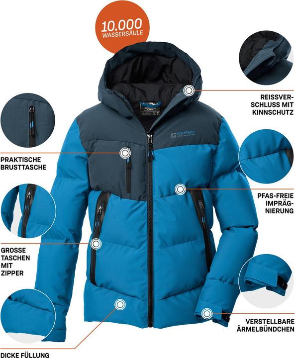 Produktbild Killtec Jungen Steppjacke mit Kapuze (152)