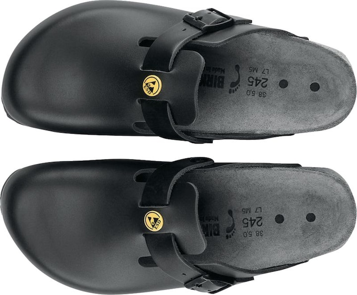 Actual product image Birkenstock Boston ESD Natural leather Normal (40)