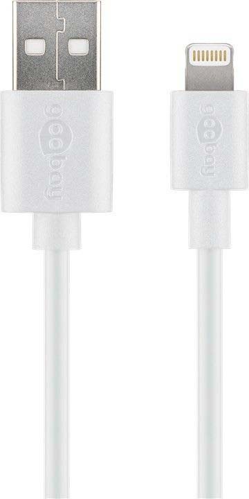 Actual product image Goobay Lightning USB charging and synchronisation cable (1 m, USB 2.0)