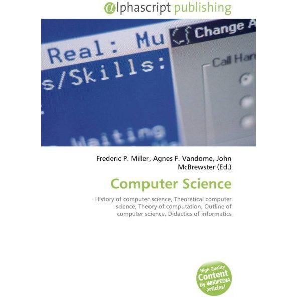 Computer Science, Fachbücher von Agnes F. Vandome, Frederic P. Miller, John McBrewster