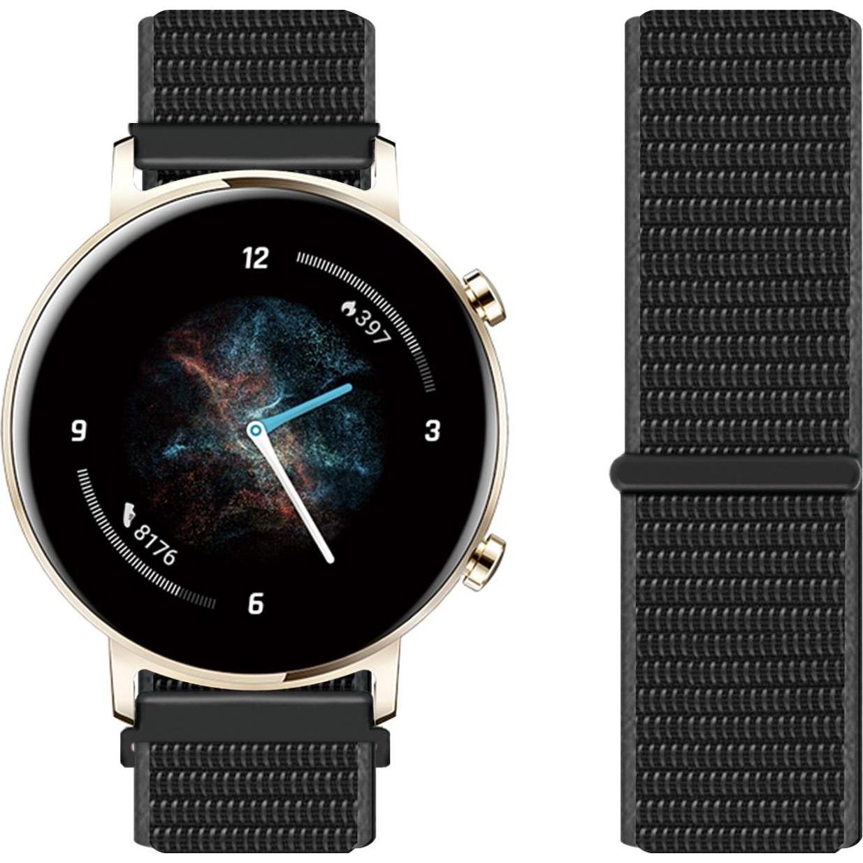 Celly Uhrenarmband Universal 22mm Band (Silikon) (WBANDUNISTR22BK)