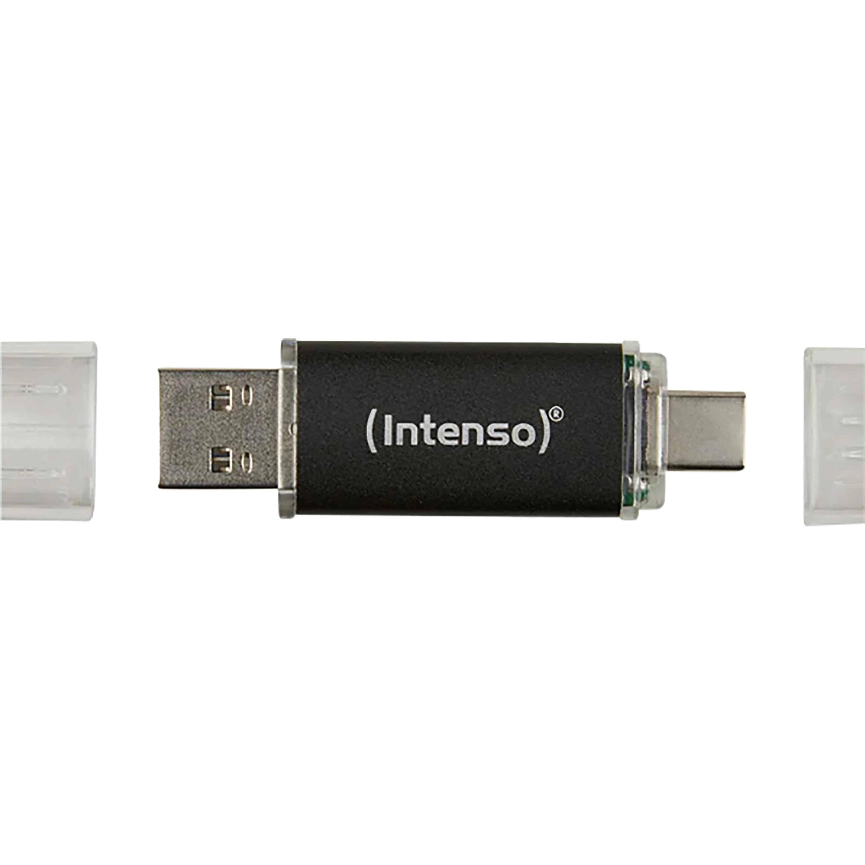 Intenso Twist Line (256 GB, USB-A, USB-C), Chiavetta USB, Grigio