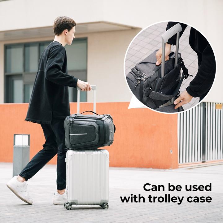 Actual product image K&F Concept Backpack 25L Star Wander 01 (Gray) (Camera shoulder bag, 25 l)