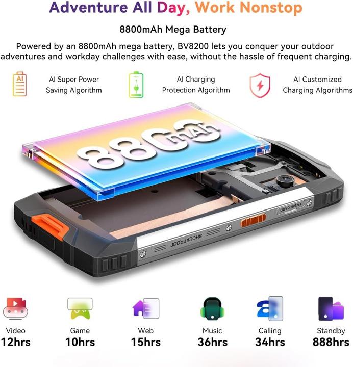 Produktbild Blackview BV8200 (256 GB, 6.50")