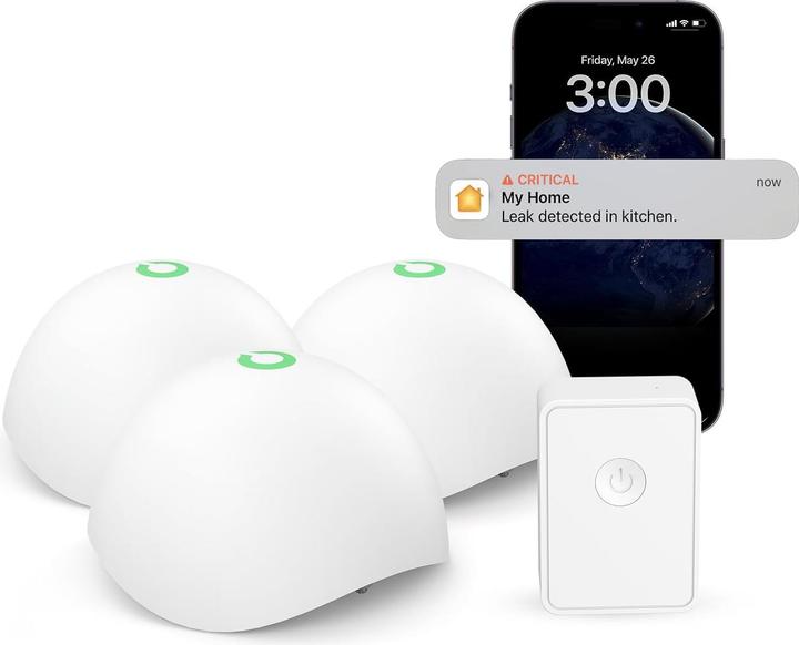 Produktbild Meross 3er-Set Wassermelder