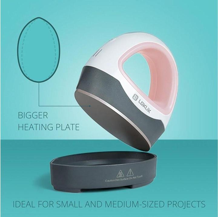 Immagine prodotto Loklik Mini pressa termica *rosa
