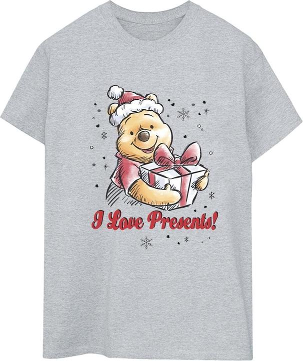 Immagine prodotto Disney Winnie The Pooh Love Presents Maglietta Ampia Donna (S)