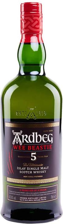 Actual product image Ardbeg Single Malt Wee Beastie (Single Malt, Scotch whisky, 1 x 70 cl)