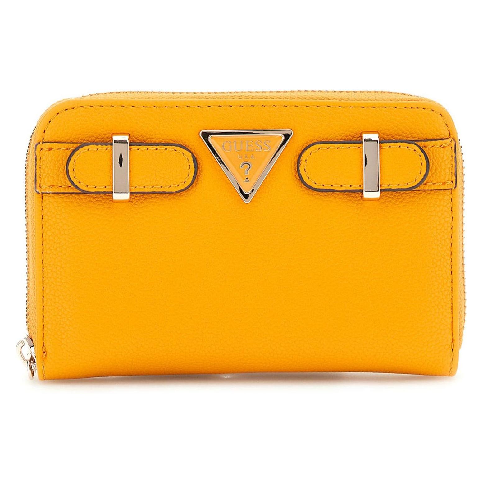 Guess, Damen, Portemonnaie, Eco Ali Zip Around Wallet, Orange