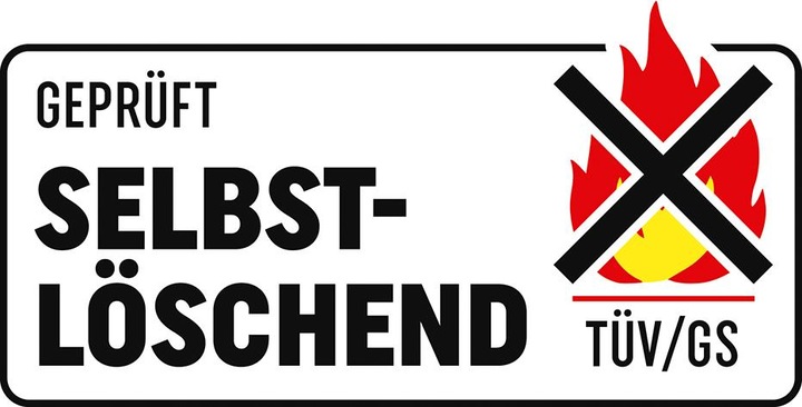 Produktbild kaiserkraft Abfallbehälter, flammverlöschend (79 l)
