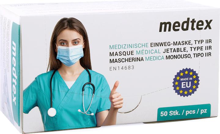 Produktbild Medtex Medizinische Einwegmasken (Schutzklasse I, 50 x)