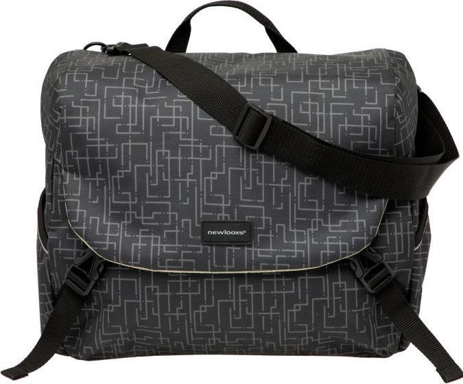 Produktbild New Looxs Tasche Mondi Joy Single Ivy Black 18,5l (18.50 l, Gepäckträgertasche)