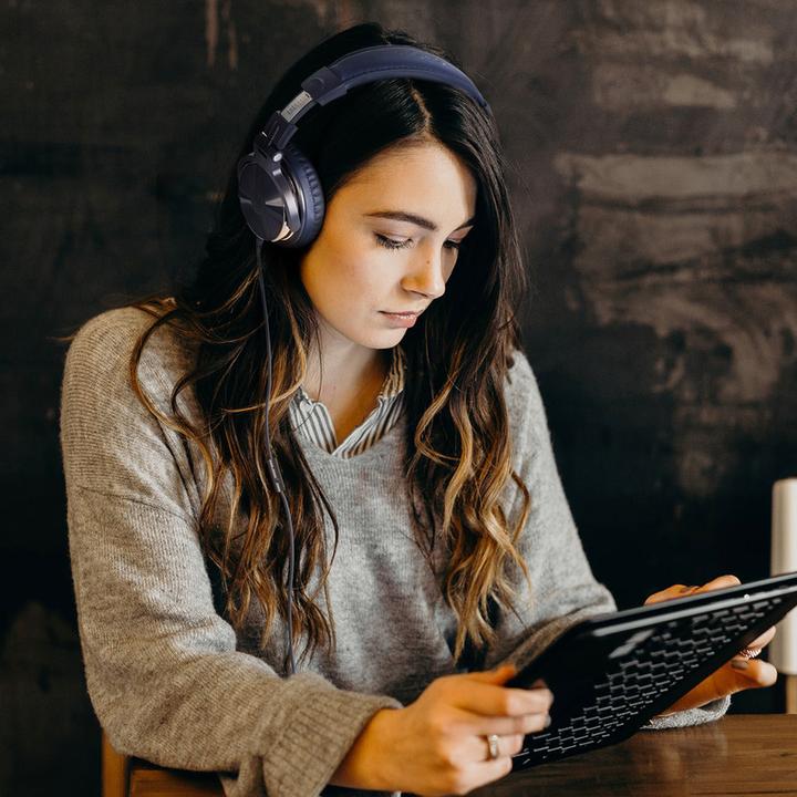 Productafbeelding OneOdio Hoofdtelefoon Pro10 blauw (Bedraad)