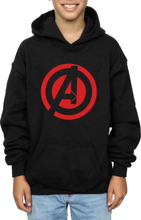 Produktbild Jungen Avengers Assemble Solid A Logo Hoodie (140, 146)