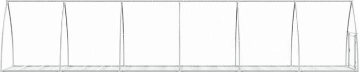 Produktbild vidaXL Klatka dla królików, srebrna, 600x105x120cm, stal galwanizowana