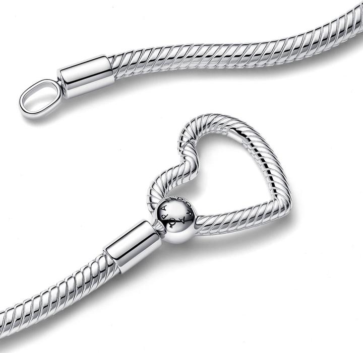 Produktbild Pandora Moments Herz Halskette Silber (Silber 925, 45 cm)