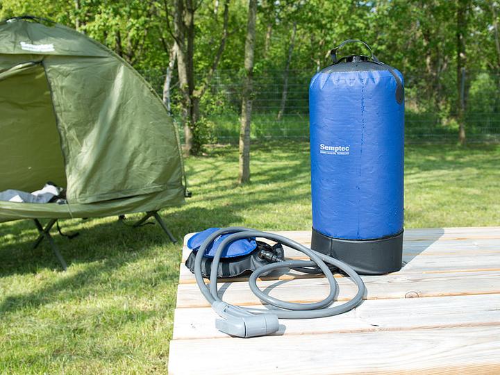 Actual product image Semptec Portable Camping Shower with Foot Pump