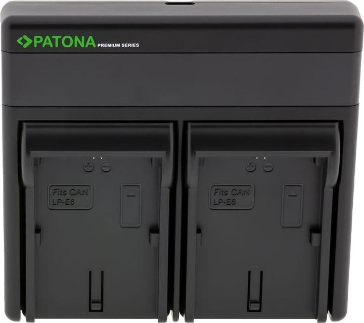 Produktbild Patona Dual PD Canon LP-E6 Serie USB-C (Kamera Akku Ladegerät)
