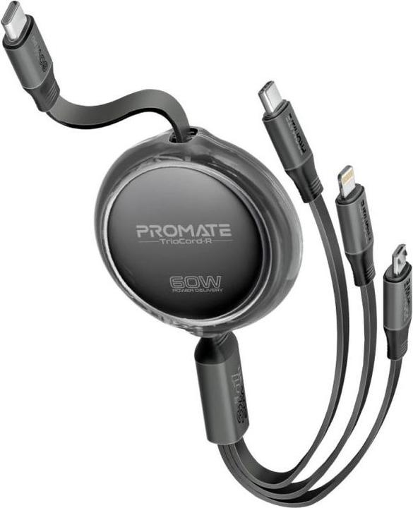 Image du produit ProMate TrioCord-R (1.10 m, USB 3.0, 60 W)