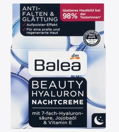 Actual product image dm Balea Beauty Hyaluron Night Cream (50 ml, Night cream)