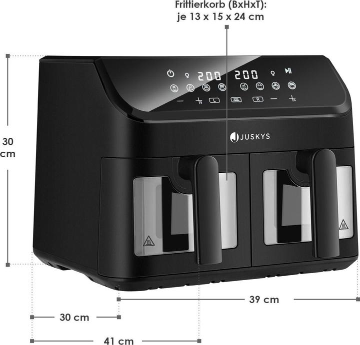 Immagine prodotto Juskys Heissluftfritteuse