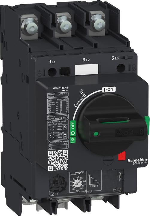 Actual product image Schneider Electric GV4P Ther/Mag 12.5A 50kA lug