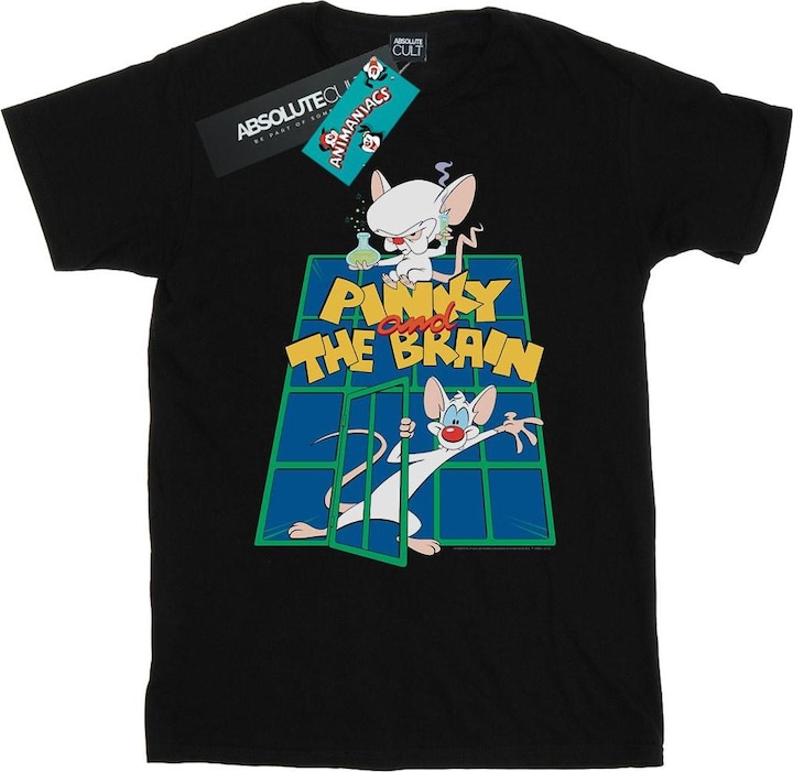 Actual product image Universal Textiles Mens Pinky And The Brain Laboratory T-Shirt (XXL)