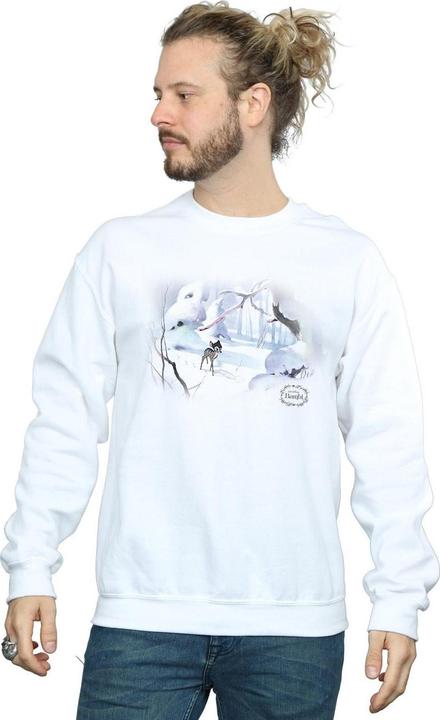 Actual product image Disney Mens Bambi Snow Sweatshirt (M)