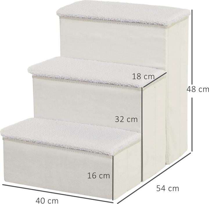 Produktbild PawHut Haustiertreppe (Hund, Faltbar)