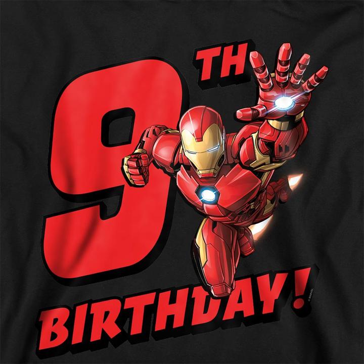 Produktbild Kapuzenpullover meliert 9 Geburtstag (128)